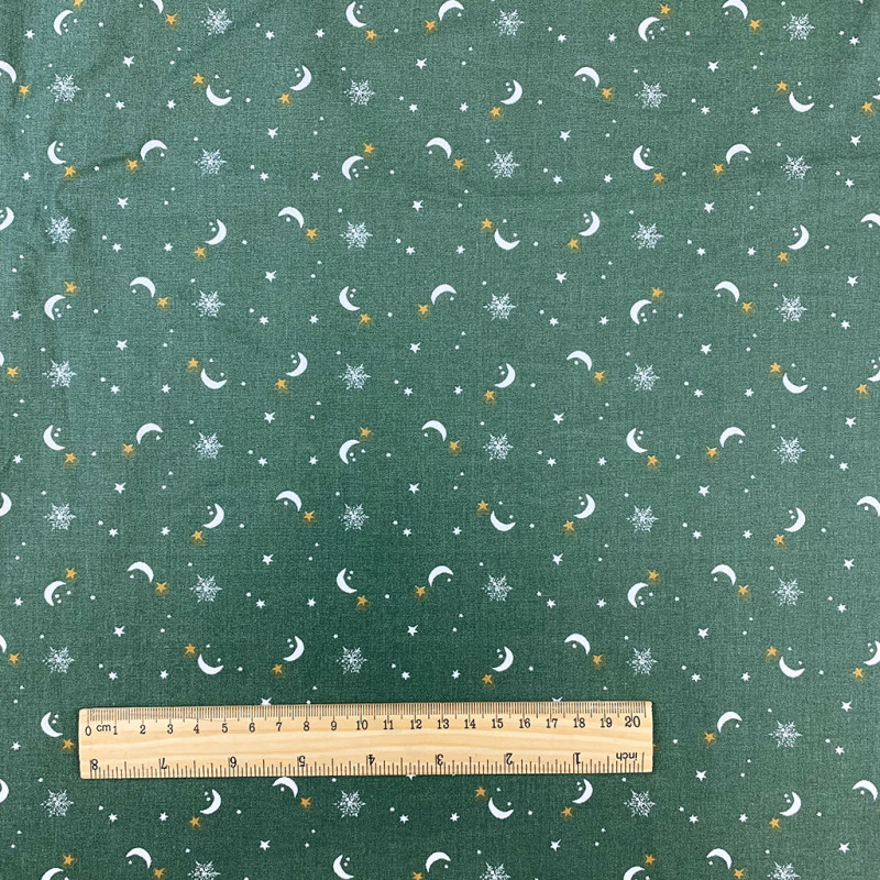 Printed Cotton KURIJ Pine / Ochre